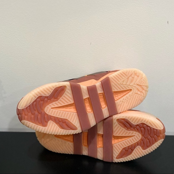 Adidas Originals Niteball Hazy Copper Core Black Acid Orange Sneakers Size: 9.5 - Picture 8 of 8